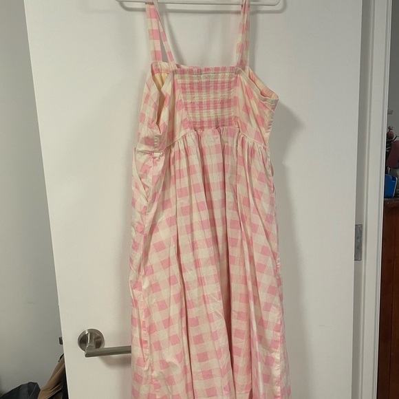 Retro Chic by Torrid Pink and Cream Dress - Picture 2 of 3